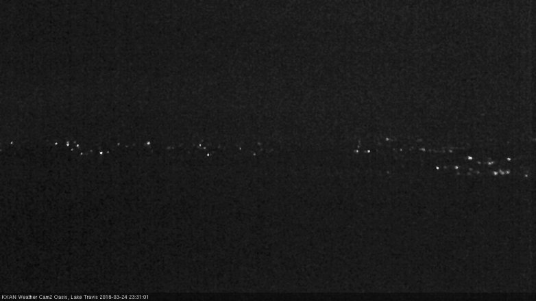 Lake Travis webcam, March 24, 2018 10:50 PM CT