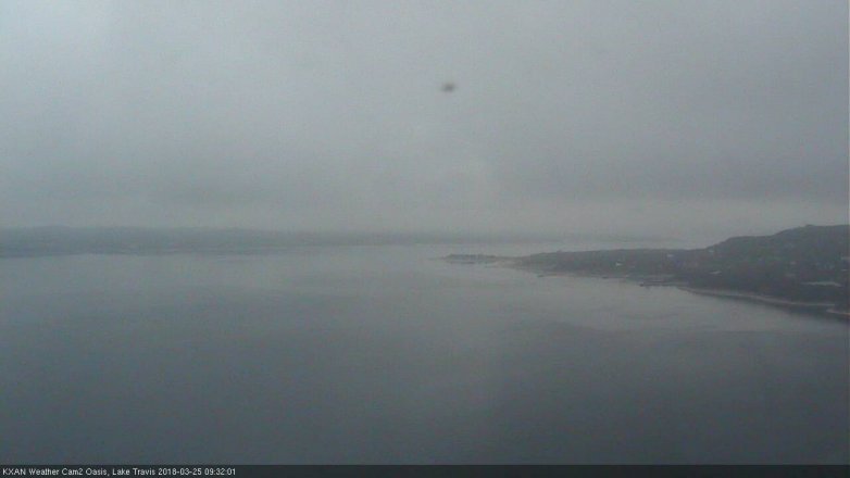 Lake Travis webcam, March 25, 2018 9:00 AM CT