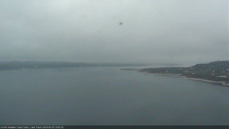 Lake Travis webcam, March 25, 2018 9:10 AM CT