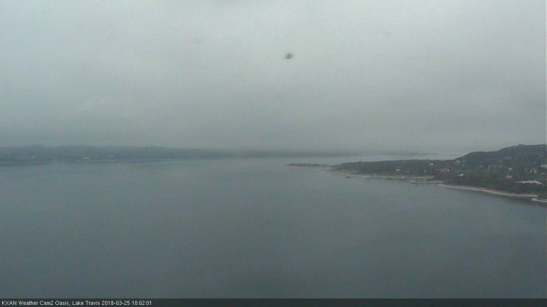 Lake Travis webcam, March 25, 2018 9:20 AM CT