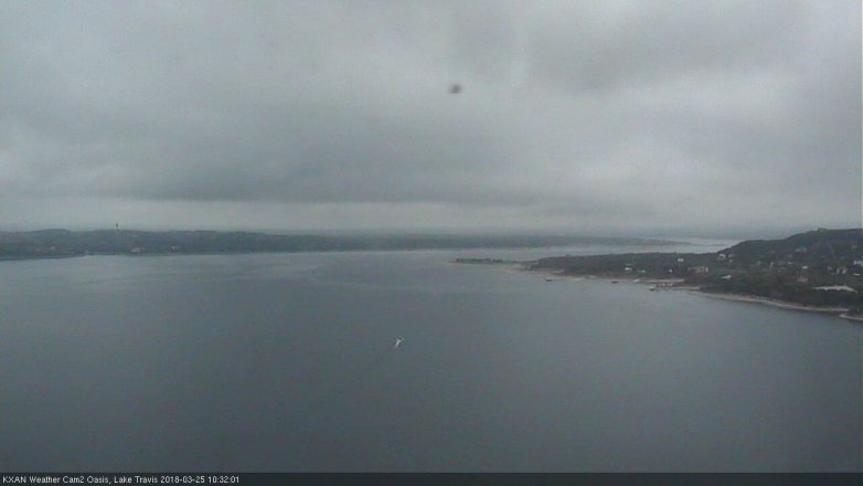 Lake Travis webcam, March 25, 2018 9:55 AM CT