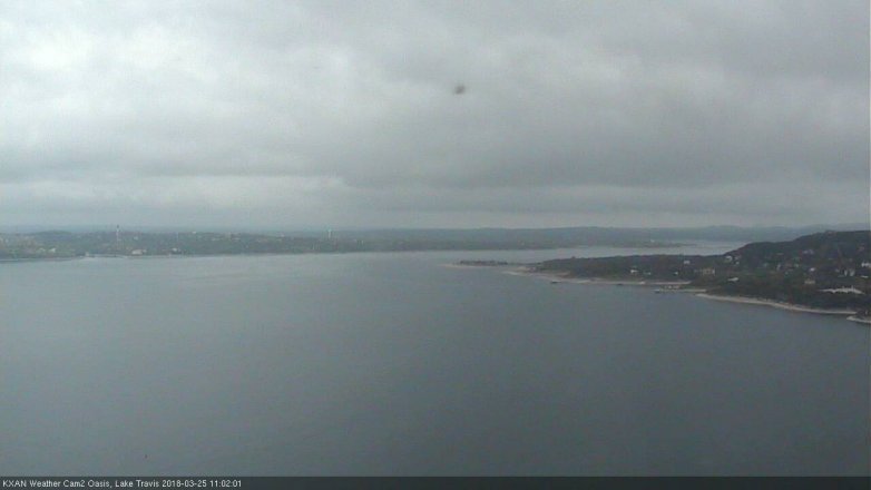 Lake Travis webcam, March 25, 2018 10:15 AM CT