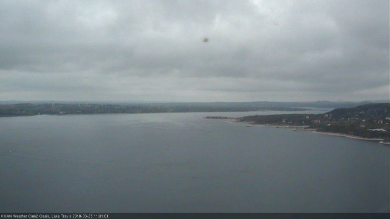 Lake Travis webcam, March 25, 2018 10:40 AM CT