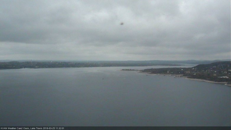 Lake Travis webcam, March 25, 2018 10:50 AM CT