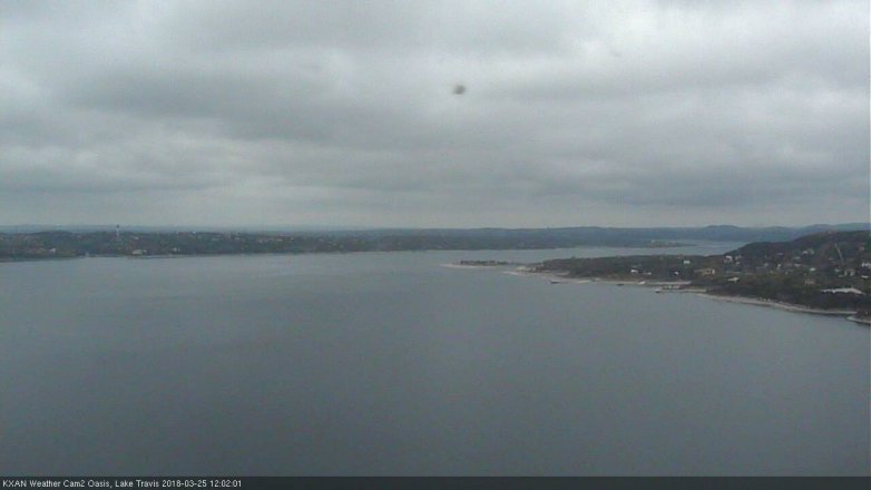 Lake Travis webcam, March 25, 2018 11:10 AM CT