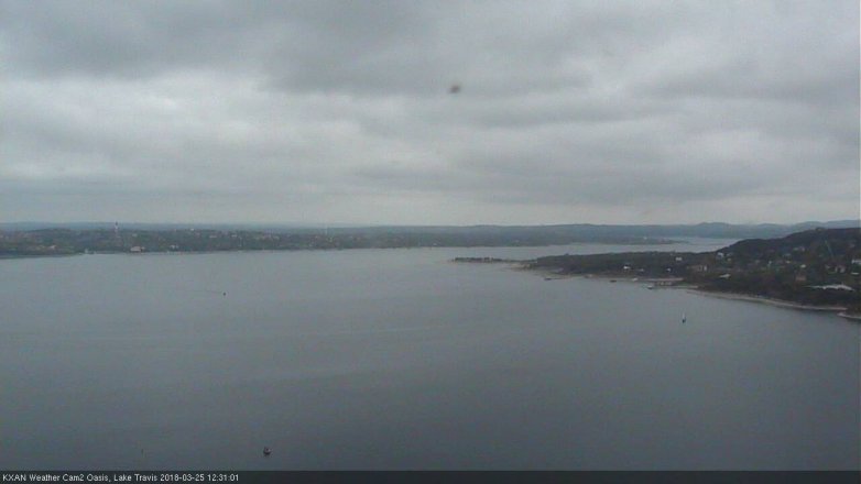 Lake Travis webcam, March 25, 2018 11:55 AM CT