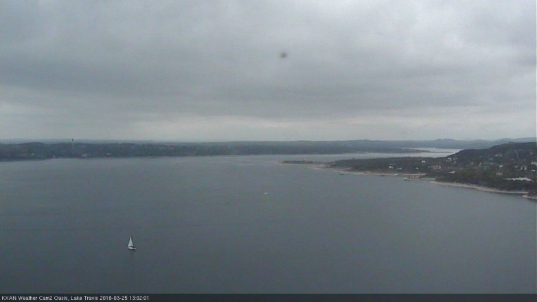 Lake Travis webcam, March 25, 2018 12:05 PM CT
