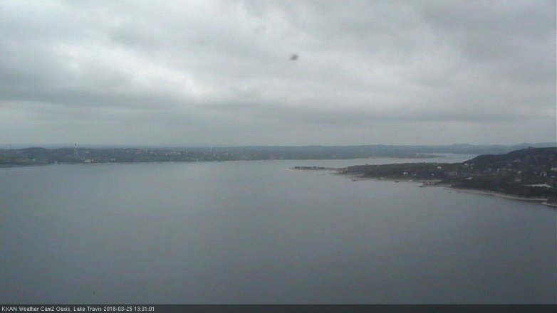 Lake Travis webcam, March 25, 2018 12:40 PM CT