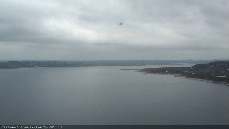 Lake Travis webcam, March 25, 2018 12:45 PM CT