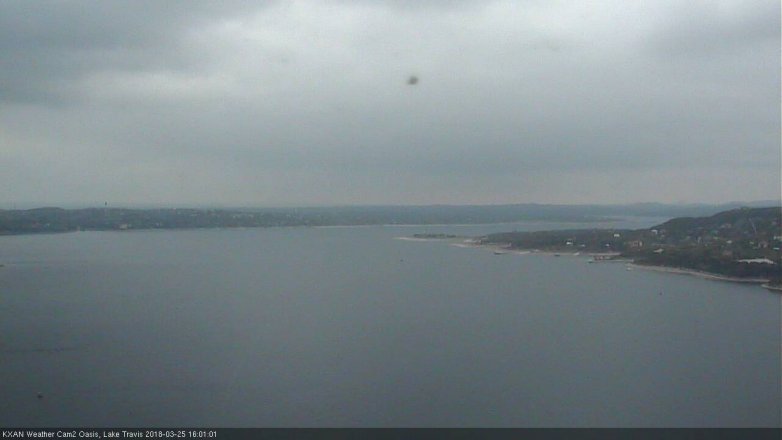 Lake Travis webcam, March 25, 2018 3:20 PM CT