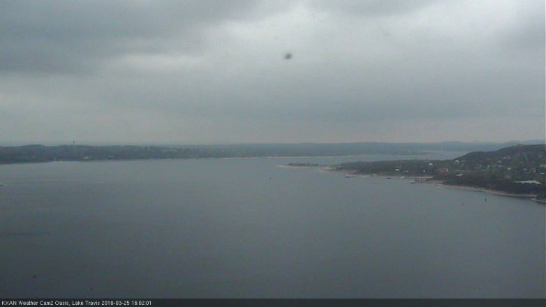 Lake Travis webcam, March 25, 2018 3:25 PM CT