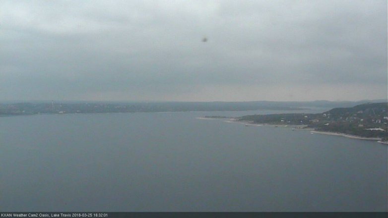 Lake Travis webcam, March 25, 2018 3:40 PM CT