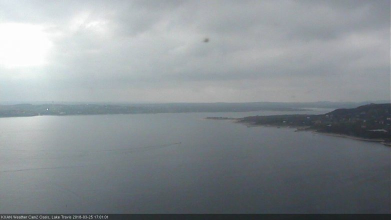 Lake Travis webcam, March 25, 2018 4:20 PM CT