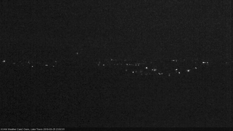 Lake Travis webcam, March 25, 2018 10:10 PM CT