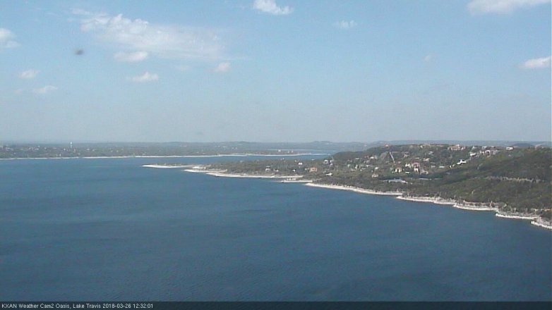 Lake Travis webcam, March 26, 2018 11:35 AM CT