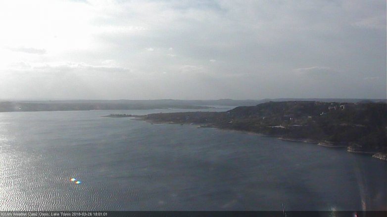 Lake Travis webcam, March 26, 2018 5:05 PM CT