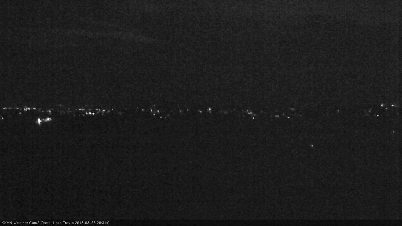 Lake Travis webcam, March 26, 2018 7:35 PM CT