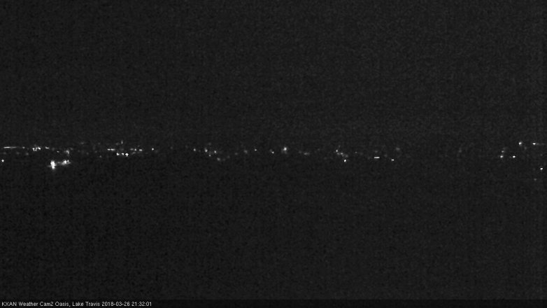 Lake Travis webcam, March 26, 2018 8:40 PM CT