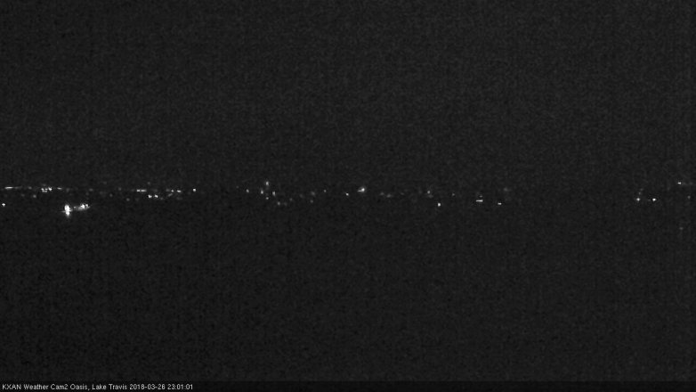 Lake Travis webcam, March 26, 2018 10:05 PM CT