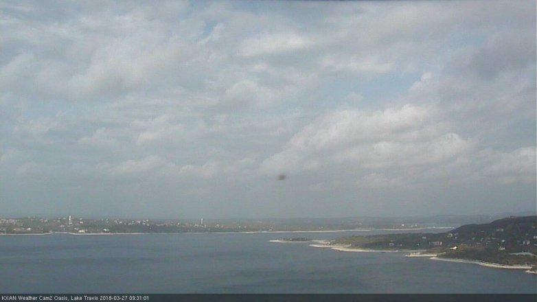 Lake Travis webcam, March 27, 2018 9:00 AM CT