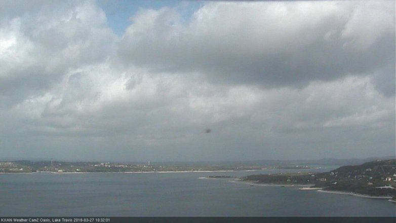Lake Travis webcam, March 27, 2018 9:35 AM CT