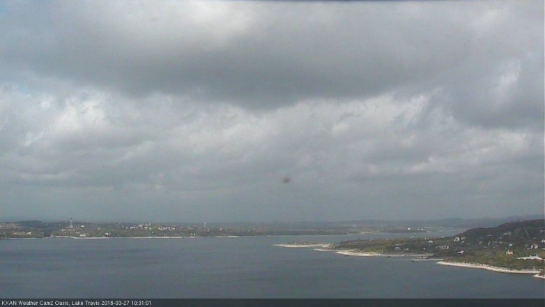 Lake Travis webcam, March 27, 2018 9:50 AM CT