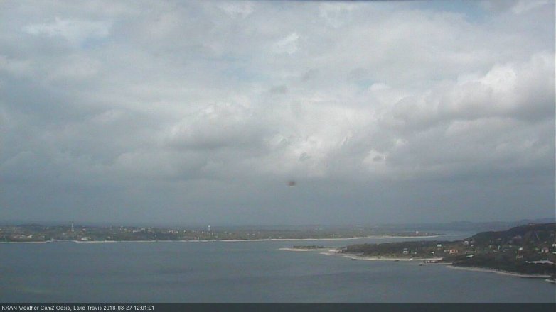 Lake Travis webcam, March 27, 2018 11:25 AM CT