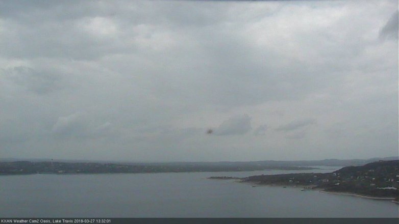 Lake Travis webcam, March 27, 2018 12:35 PM CT