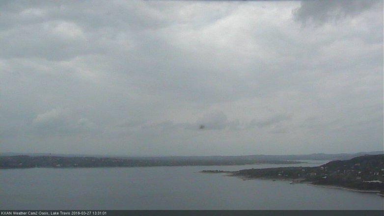 Lake Travis webcam, March 27, 2018 12:45 PM CT