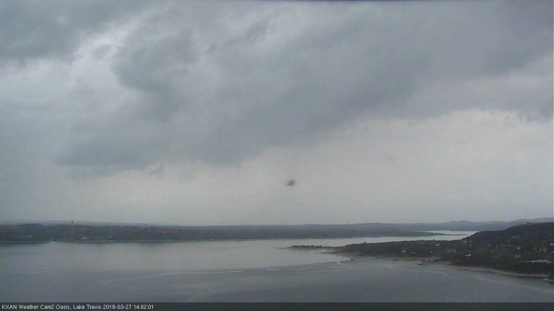 Lake Travis webcam, March 27, 2018 1:10 PM CT