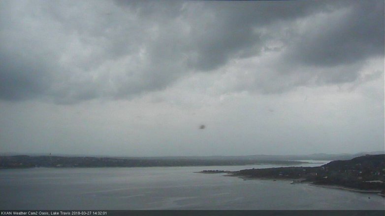 Lake Travis webcam, March 27, 2018 2:00 PM CT