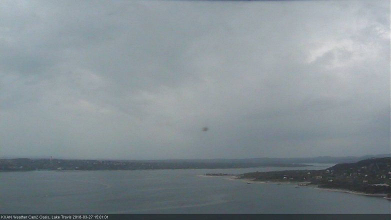 Lake Travis webcam, March 27, 2018 2:25 PM CT