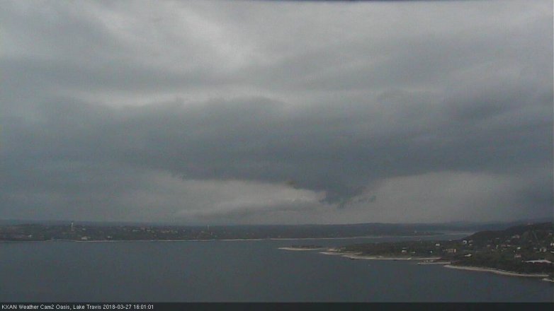 Lake Travis webcam, March 27, 2018 3:20 PM CT