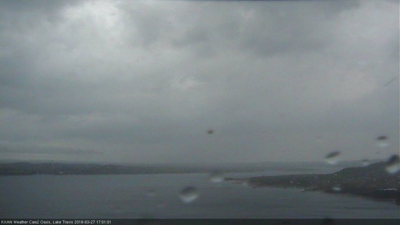 Lake Travis webcam, March 27, 2018 4:30 PM CT