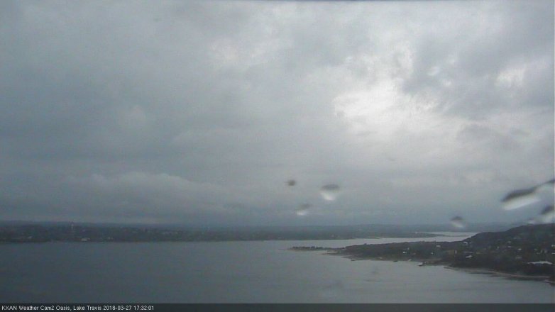 Lake Travis webcam, March 27, 2018 4:45 PM CT