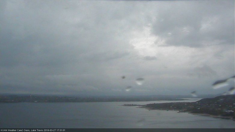 Lake Travis webcam, March 27, 2018 4:50 PM CT