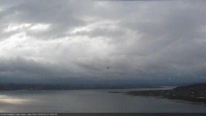 Lake Travis webcam, March 27, 2018 5:10 PM CT