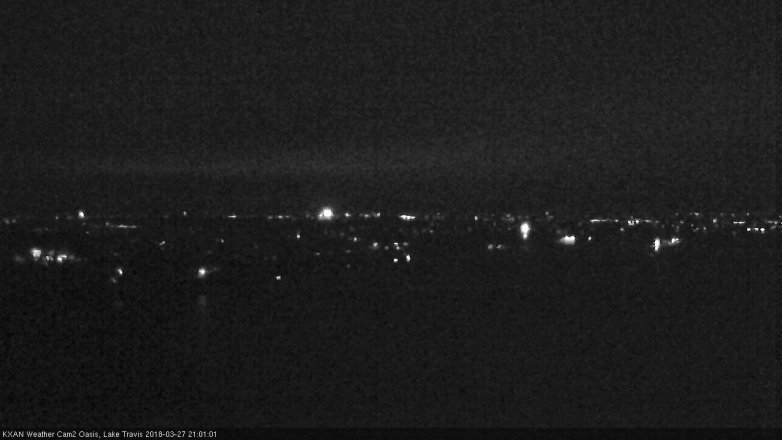 Lake Travis webcam, March 27, 2018 8:25 PM CT
