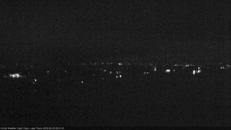 Lake Travis webcam, March 27, 2018 11:40 PM CT