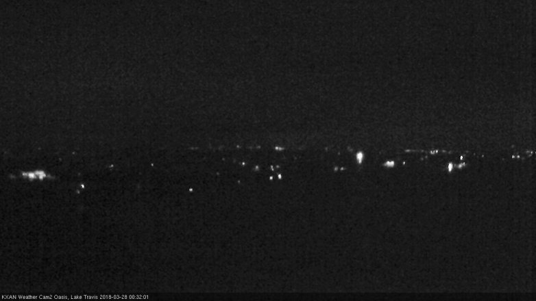 Lake Travis webcam, March 27, 2018 11:55 PM CT