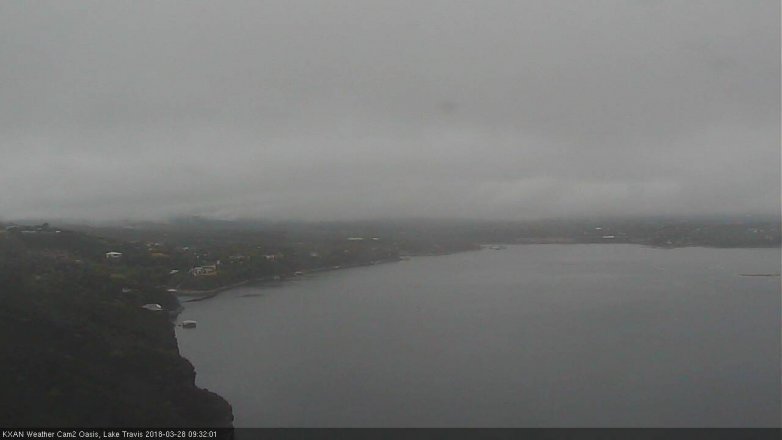 Lake Travis webcam, March 28, 2018 9:00 AM CT