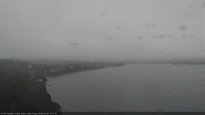 Lake Travis webcam, March 28, 2018 10:00 AM CT