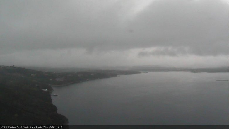 Lake Travis webcam, March 28, 2018 10:25 AM CT