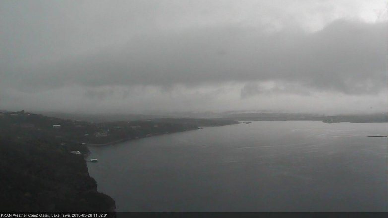 Lake Travis webcam, March 28, 2018 10:30 AM CT