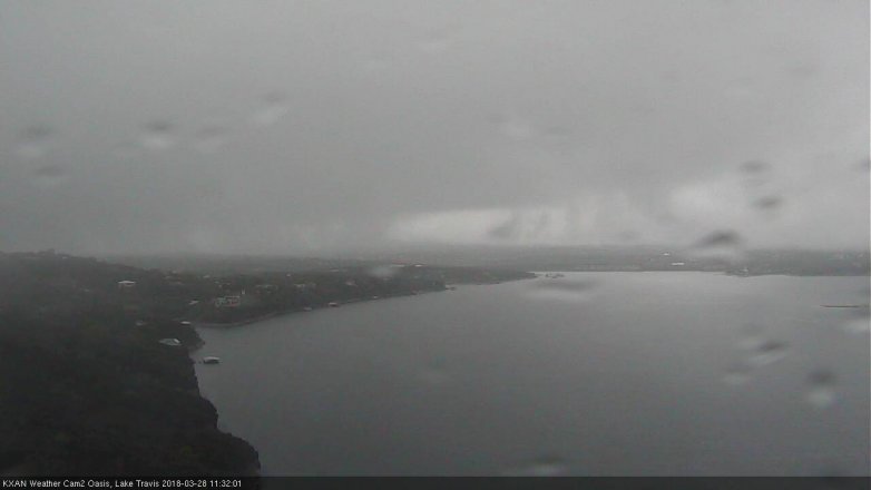 Lake Travis webcam, March 28, 2018 10:55 AM CT