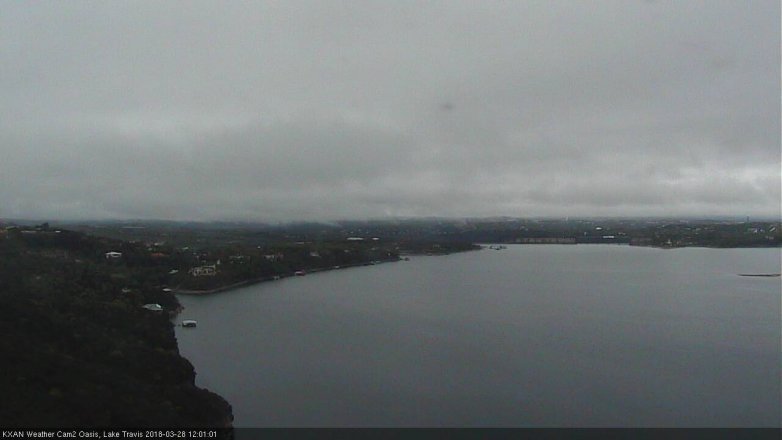 Lake Travis webcam, March 28, 2018 11:25 AM CT
