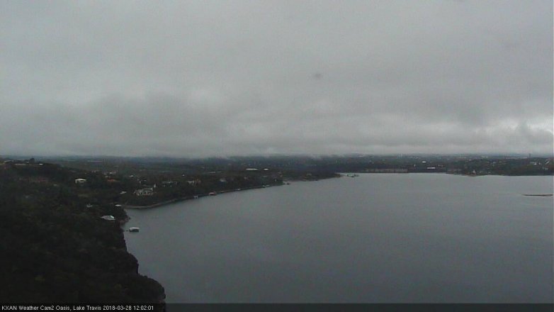 Lake Travis webcam, March 28, 2018 11:30 AM CT