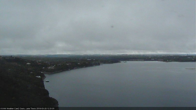 Lake Travis webcam, March 28, 2018 11:55 AM CT