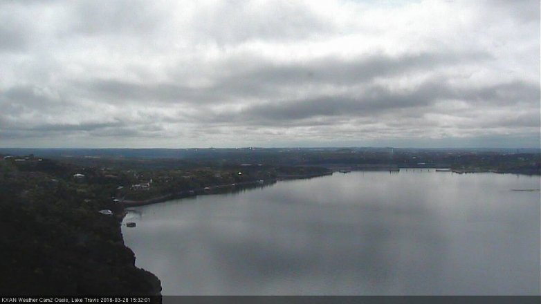 Lake Travis webcam, March 28, 2018 2:50 PM CT