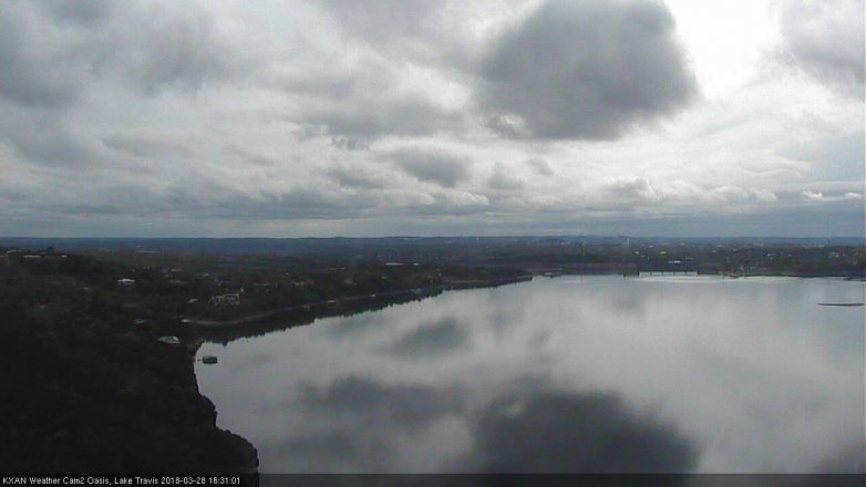 Lake Travis webcam, March 28, 2018 4:00 PM CT
